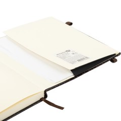 Скетчбук, слоновая кость 140 г/м2, 200х200 мм, 80 л., КОЖЗАМ, резинка, BRAUBERG ART CLASSIC, CROCO, коричневый, 116473 Скетчбук, слоновая кость 140 г/м2, 200х200 мм, 80 л., КОЖЗАМ, резинка, BRAUBERG ART CLASSIC, CROCO, коричневый, 116473 - фото 6