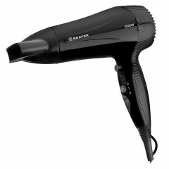 Фен для волос настенный BRAYER BR3021BK, 2000 Вт, пластик, 2 скорости, 2 температурных режима, черный Фен для волос настенный BRAYER BR3021BK, 2000 Вт, пластик, 2 скорости, 2 температурных режима, черный - фото 2