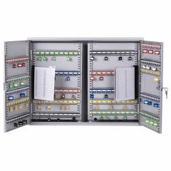 Шкафчик (Ключница) на 300 ключей BRAUBERG, 730х550х140 мм, с замком, +300 брелоков, серый, 290341 Шкафчик (Ключница) на 300 ключей BRAUBERG, 730х550х140 мм, с замком, +300 брелоков, серый, 290341 - фото 2