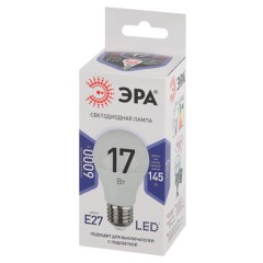 Лампа светодиодная ЭРА STD, 17 (145) Вт, цоколь E27, груша, холодный белый свет, 35000 ч., LED A60-17W-860-E27, Б0031701 Лампа светодиодная ЭРА STD, 17 (145) Вт, цоколь E27, груша, холодный белый свет, 35000 ч., LED A60-17W-860-E27, Б0031701 - фото 4