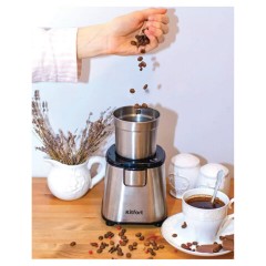Кофемолка KITFORT КТ-1315, 180 Вт, вместимость 60 г, металл, серебро Кофемолка KITFORT КТ-1315, 180 Вт, вместимость 60 г, металл, серебро - фото 12