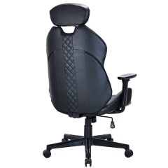 Кресло BRABIX PREMIUM "Tokyo EX-595", регулируемый подголовник, рециклированная кожа, черное, 532975 - фото 7