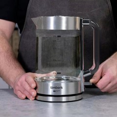 Чайник TIMBERK T-EK27G04, 2 л, 2200 Вт, закрытый нагревательный элемент, стекло, стальной Чайник TIMBERK T-EK27G04, 2 л, 2200 Вт, закрытый нагревательный элемент, стекло, стальной - фото 11