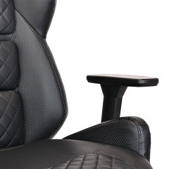 Кресло BRABIX PREMIUM "Tokyo EX-595", регулируемый подголовник, рециклированная кожа, черное, 532975 - фото 11