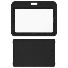 Бейдж горизонтальный (54х85 мм), черный, МАТОВАЯ ПОВЕРХНОСТЬ, BRAUBERG EXTRA, 238819 - фото 3