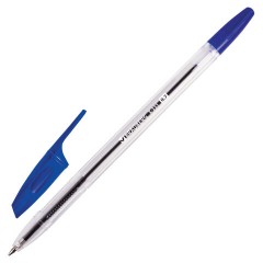 Ручки шариковые BRAUBERG "X-333", НАБОР 8 ШТУК, СИНИЕ, узел 0,7 мм, линия письма 0,35 мм, 144527 - фото 2