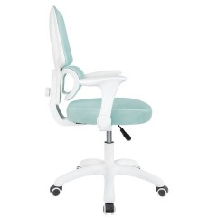 Кресло детское с поясничной поддержкой BRABIX KIDS "MG-225", сетка/ткань TW, голубое, 533317 - фото 4