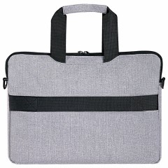 Сумка портфель HEIKKI NOVATION (ХЕЙКИ) с отделением для ноутбука 13-14", багажная лента, серая, 28х38х3 см, 272592 - фото 4