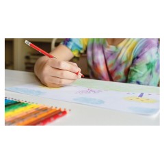 Карандаши цветные стираемые с ластиком BIC "Kids Evolution Illusion", 12 цветов, круглые, 987868  - фото 9