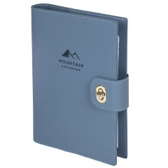 Ежедневник-органайзер недатированный B5 167х240 мм, BRAUBERG "Nova", под кожу, 160 л., голубой, 116201