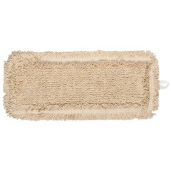 Насадка МОП плоская для швабры/держателя 40 см, уши/карманы (ТИП У/К), пробивной хлопок, LAIMA EXPERT, 605307