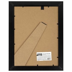 Рамка 21х30 см небьющаяся, КОМПЛЕКТ 3 шт., багет 29 мм, МДФ, BRAUBERG "Basic", черная, 391261 - фото 3