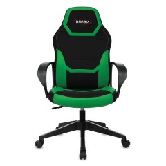 Кресло компьютерное BRABIX "Alpha GM-018", ткань/экокожа, черное/зеленое, 532639, GM-018_532639 Кресло компьютерное BRABIX "Alpha GM-018", ткань/экокожа, черное/зеленое, 532639, GM-018_532639 - фото 4