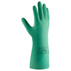 Перчатки нитриловые КЩС JETA SAFETY, хлопчатобумажное напыление, размер 8 (M), зеленые, JN711, JN711-08-M Перчатки нитриловые КЩС JETA SAFETY, хлопчатобумажное напыление, размер 8 (M), зеленые, JN711, JN711-08-M - фото 2