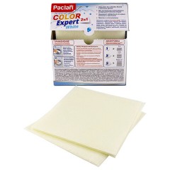 Салфетки-листы для стирки белых вещей, с отбеливателем, 10 шт., PACLAN "Color Expert White", 410401 - фото 6