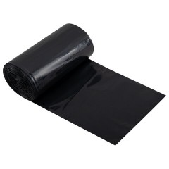 Мешки для мусора 120 л, черные в рулоне 20 штук прочные, ПВД 35 мкм, 70x110 см, серия Extra, BOOMHOUSE (БУМХАУС), 702662 - фото 4