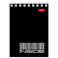 Блокнот МАЛЫЙ ФОРМАТ А7 75х105 мм, 40 л., гребень, картон, клетка, HATBER, "INSIDE Стиль", 004691, 40Б7B1гр_01622 Блокнот МАЛЫЙ ФОРМАТ А7 75х105 мм, 40 л., гребень, картон, клетка, HATBER, "INSIDE Стиль", 004691, 40Б7B1гр_01622 - фото 6