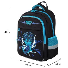 Рюкзак BRAUBERG FAVOUR, 2 отделения, 3 кармана, "Anime fight", 40х29х15 см, 272057 Рюкзак BRAUBERG FAVOUR, 2 отделения, 3 кармана, "Anime fight", 40х29х15 см, 272057 - фото 7