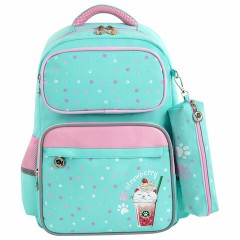 Рюкзак ЮНЛАНДИЯ COMPLETE с пеналом в комплекте, эрго-спинка, "Yummy cat", 42х29х14 см, 270663 Рюкзак ЮНЛАНДИЯ COMPLETE с пеналом в комплекте, эрго-спинка, "Yummy cat", 42х29х14 см, 270663 - фото 2