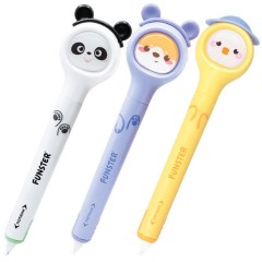 Корректирующая лента FUNSTER (ФАНСТЕР) "Милые зверята", 5 мм x 6 м, КОМПЛЕКТ из 3 шт., на блистере, 273984 - фото 2