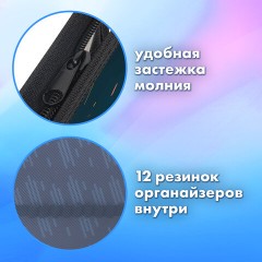 Папка для труда на молнии BRAUBERG А4, 2 отделения, органайзер, "Speed increase", 273404 - фото 8
