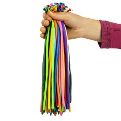 Шары воздушные для моделирования 5х150 см, 100 штук, ассорти, BRAUBERG KIDS, 591877 Шары воздушные для моделирования 5х150 см, 100 штук, ассорти, BRAUBERG KIDS, 591877 - фото 2