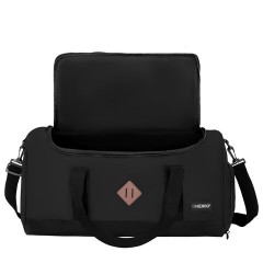 Сумка спортивная HEIKKI MOVE RENOWNED (ХЕЙКИ), отделение для обуви, черная, 28x51x26 см, 273909 - фото 6