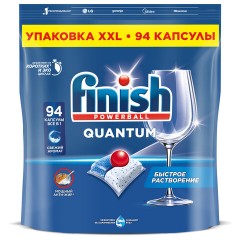 Капсулы для посудомоечных машин 94 шт., FINISH Quantum "All in 1", 3263215