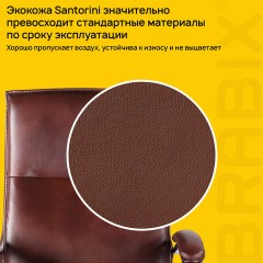 Кресло офисное BRABIX PREMIUM "Cuba EX-542", экокожа, коричневое, 532550 - фото 8