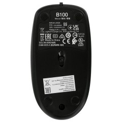 Мышь компьютерная Logitech B100 Optical Mouse USB (910-003357) - фото 5