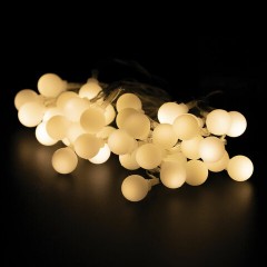 Электрогирлянда-нить комнатная "Шарики", 6 м, 40 LED, теплый белый, на батарейках, ЗОЛОТАЯ СКАЗКА, 591730 Электрогирлянда-нить комнатная "Шарики", 6 м, 40 LED, теплый белый, на батарейках, ЗОЛОТАЯ СКАЗКА, 591730 - фото 2