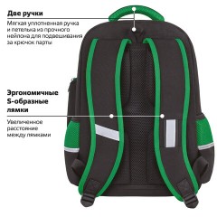Рюкзак ЮНЛАНДИЯ COMPLETE, с пеналом в комплекте, эрго-спинка, "Hunter", 42х29х14 см, 272054 Рюкзак ЮНЛАНДИЯ COMPLETE, с пеналом в комплекте, эрго-спинка, "Hunter", 42х29х14 см, 272054 - фото 17