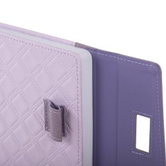 Ежедневник недатированный А5 145х215 мм, BRAUBERG "Stitch", под кожу, магнит, 160 л., сиреневый, 116589 Ежедневник недатированный А5 145х215 мм, BRAUBERG "Stitch", под кожу, магнит, 160 л., сиреневый, 116589 - фото 4