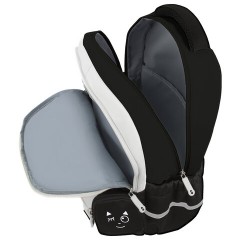 Рюкзак SNOOBAG (СНУБЭГ) PROACTIVE с кошельком, 2 отделения, "Позитив", черно-белый, 40х29х17 см, 274447 - фото 6