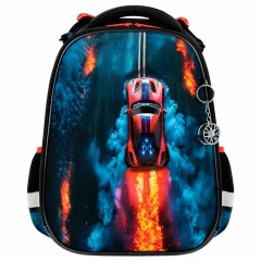Ранец BRAUBERG PREMIUM, 2 отделения, с брелоком, "Foggy car", 3D-панель, 38х29х16 см, 273103 Ранец BRAUBERG PREMIUM, 2 отделения, с брелоком, "Foggy car", 3D-панель, 38х29х16 см, 273103 - фото 2