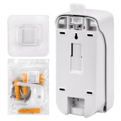 Дозатор для жидкого мыла LAIMA PROFESSIONAL PREMIUM, НАЛИВНОЙ, 1 л, белый, ABS-пластик, 609509 - фото 5