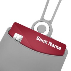 Бейдж горизонтальный для пропуска и ID-карт, СИЛИКОНОВЫЙ, 54х85 мм, шнурок 42 см, серый, BRAUBERG, 238909 - фото 6