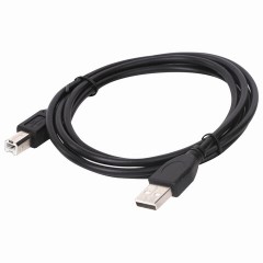 Кабель USB2.0 AM-BM, 1,5 м, SONNEN, медь, для подключения периферийных устройств - принтеров, сканеров, МФУ, плоттеров, черный, 513118 - фото 3