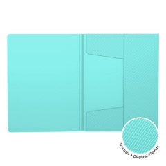 Папка на резинках ERICH KRAUSE "Diagonal Pastel", до 300 листов, ассорти, 600 мкм, 50400 Папка на резинках ERICH KRAUSE "Diagonal Pastel", до 300 листов, ассорти, 600 мкм, 50400 - фото 4