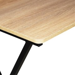 Стол на металлокаркасе BRABIX "LOFT CD-008", 900х500х780 мм, цвет дуб натуральный, 641865 - фото 6