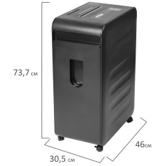 Уничтожитель (шредер) BRAUBERG PROFESSIONAL PS-2542x, CD, "HeavyDuty", 4 уровень секретности, 4х40 мм, 25 листов, корзина 42 литра, 532594 - фото 8