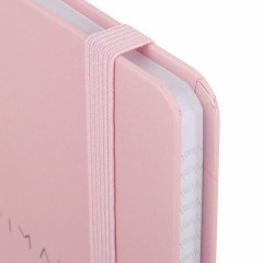 Блокнот с резинкой в клетку 96 л., А5 145х203 мм, твердая обложка, BRAUBERG, "Minimal", розовый, 116319 Блокнот с резинкой в клетку 96 л., А5 145х203 мм, твердая обложка, BRAUBERG, "Minimal", розовый, 116319 - фото 5