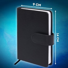 Скетчбук, белая бумага 140 г/м2 90х140 мм, 80 л., КОЖЗАМ, застежка, BRAUBERG ART CLASSIC, черный, 116459 - фото 12