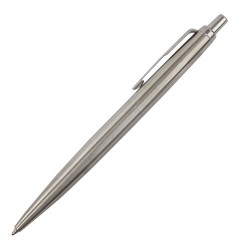 Ручка шариковая PARKER "Jotter XL Monochrome Stainless Steel CT", корпус серебристый, сталь, синяя, 2122756 - фото 2