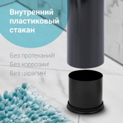 Ерш для унитаза LAIMA, с подставкой, металл, черный, глянцевый, 604960 Ерш для унитаза LAIMA, с подставкой, металл, черный, глянцевый, 604960 - фото 12