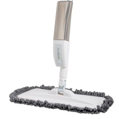Швабра с распылителем UltraSpray X, 2 насадки из микрофибры объемный ворс, скребок, LAIMA, 609143 - фото 5