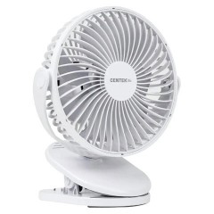 Вентилятор настольный CENTEK CT-5045, 4 режима, d=15 см, 5 Вт, белый