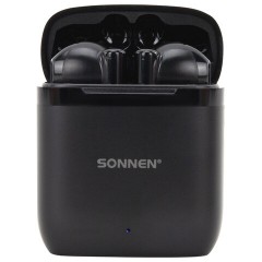 Наушники беспроводные TWS вкладыши с микрофоном, SONNEN EP-BH10B, Bluetooth 5.3, черные, 514122 - фото 8