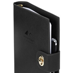 Ежедневник-органайзер недатированный B5, 167х240 мм, BRAUBERG "Nova", под кожу, 160 л., черный, 116204 - фото 5