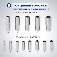 Набор инструментов для автомобиля, 108 предметов, пластиковый кейс, RABBITEX (РАББИТЕКС), 671339 - фото 21
